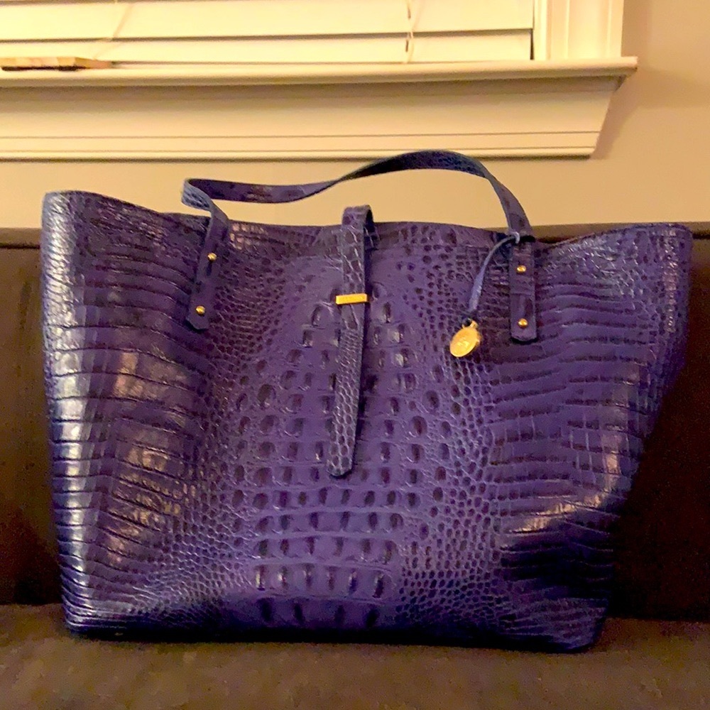 Brahmin Melbourne Turkish Blue All Day Tote